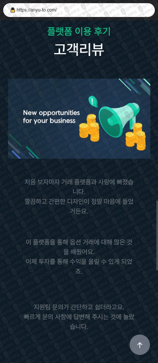 이 사진은 담덕법률사무소에서 캡쳐해둔 지수(ANUY) 웹사이트 캡쳐 사진이며 URL은 anyu-to.com 입니다.