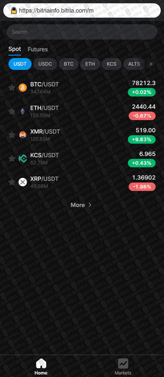 이 사진은 담덕법률사무소에서 캡쳐해둔 구글(BITRIA DATA) 웹사이트 캡쳐 사진이며 URL은 bitriatech.com 입니다.