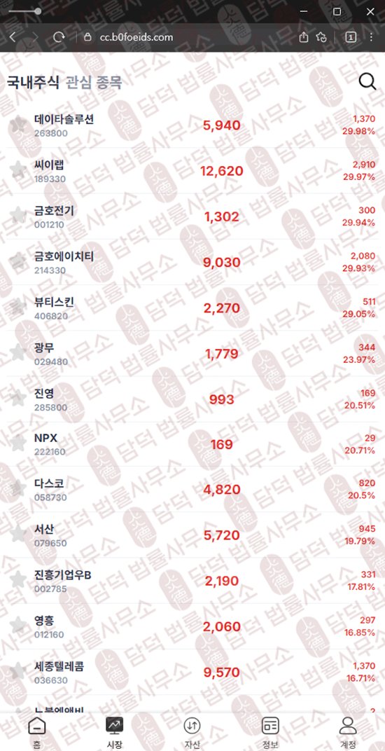 이 사진은 담덕법률사무소에서 캡쳐해둔 어플(BoA Smart) 웹사이트 캡쳐 사진이며 URL은 b0foeids.com 입니다.