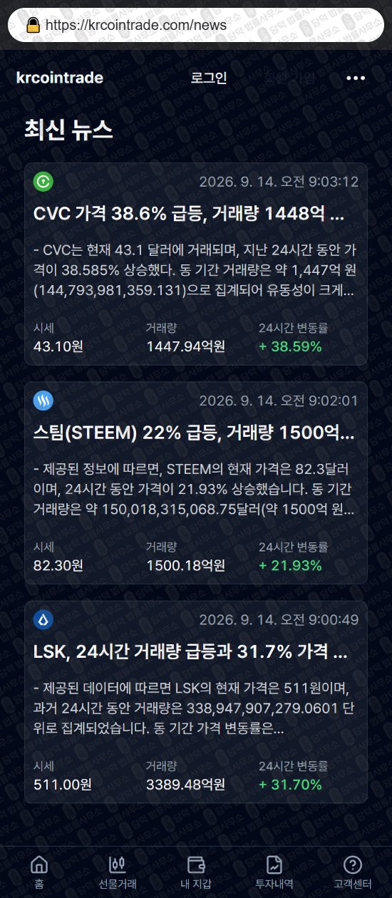 이 사진은 담덕법률사무소에서 캡쳐해둔 코리아(Krcointrade) 웹사이트 캡쳐 사진이며 URL은 krcointrade.com 입니다.