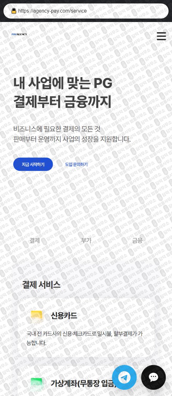 이 사진은 담덕법률사무소에서 캡쳐해둔 페이에이전시(PAYAGENCY) 웹사이트 캡쳐 사진이며 URL은 agency-pay.com 입니다.