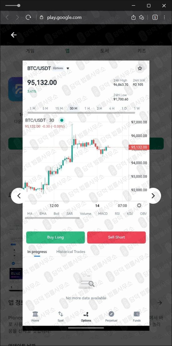 이 사진은 담덕법률사무소에서 캡쳐해둔 이름(PioneerX) 관련 자료 사진입니다.