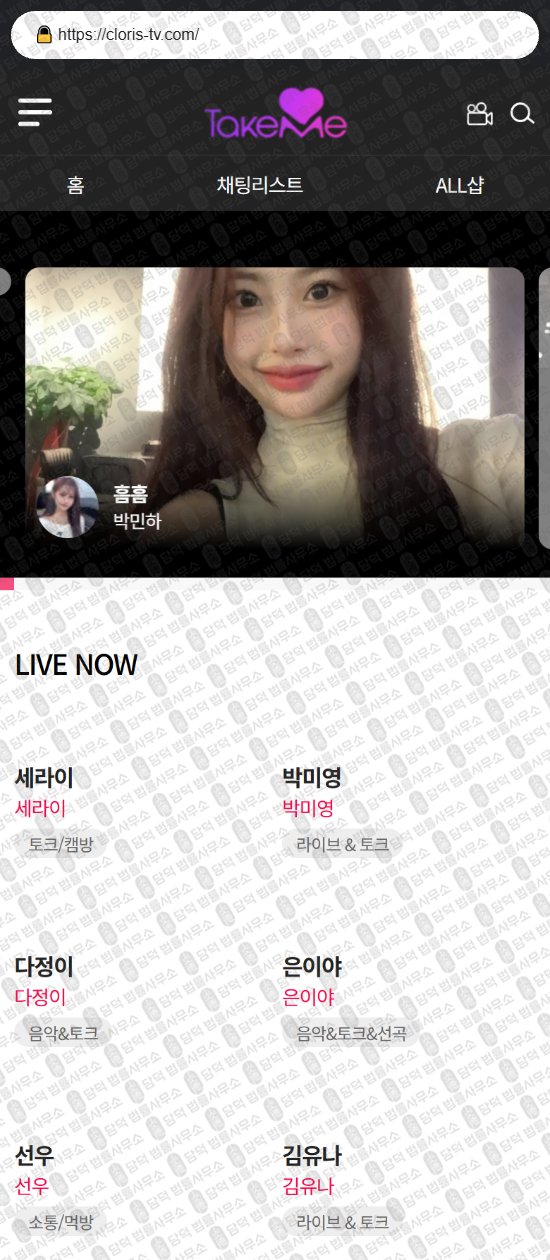 이 사진은 담덕법률사무소에서 캡쳐해둔 바이빅스(TV) 웹사이트 캡쳐 사진이며 URL은 vibix.net 입니다.